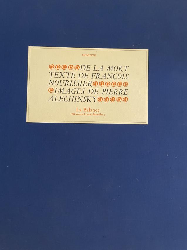 Aquatint kunstwerk: De la mort