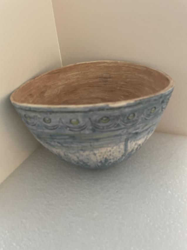 3465 - potsculptuur blauw