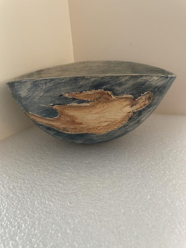 3466 - Potsculptuur blauw