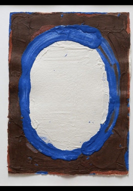 Circle blanc-blue
