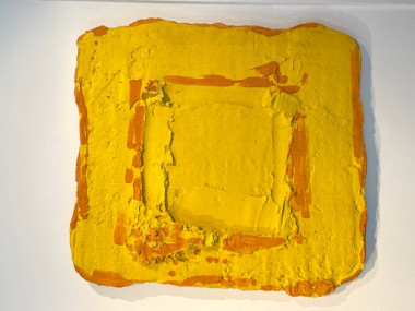 Geel in geel, materiewerk