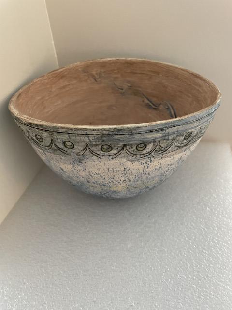 Keramiek kunstwerk: 3465 - potsculptuur blauw