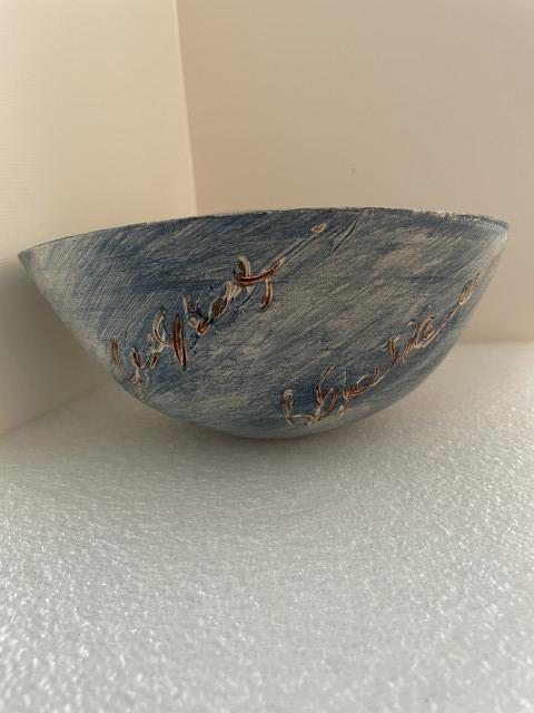 Keramiek kunstwerk: 3466 - Potsculptuur blauw