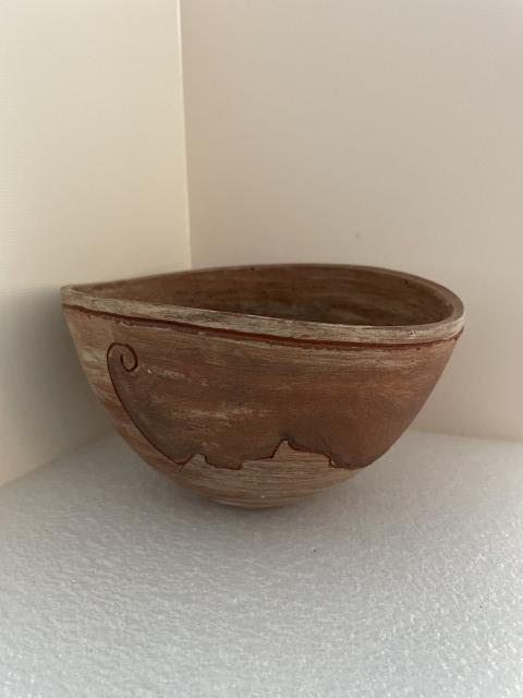 Keramiek kunstwerk: 3467 - potsculptuur bruin